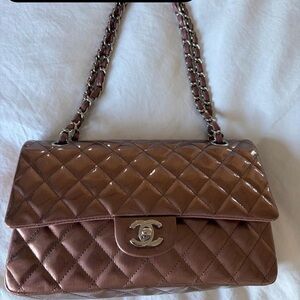 Chanel Quilted Brown Shoulder Bag